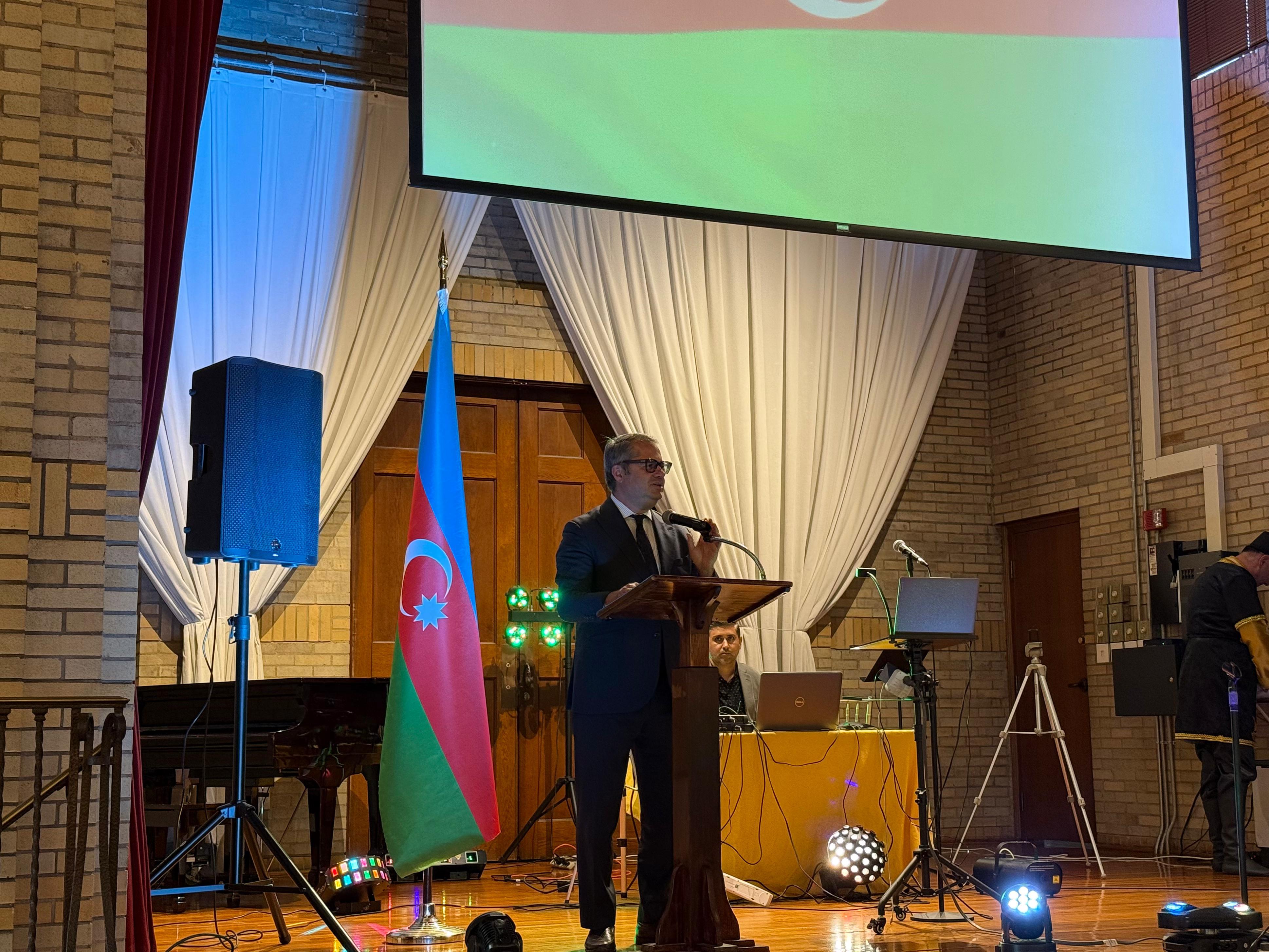 Azerbaijan’s Independence Day Celebrated in the United States Xeber basligi